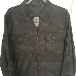 Chrome Black Camo Tech Jacket